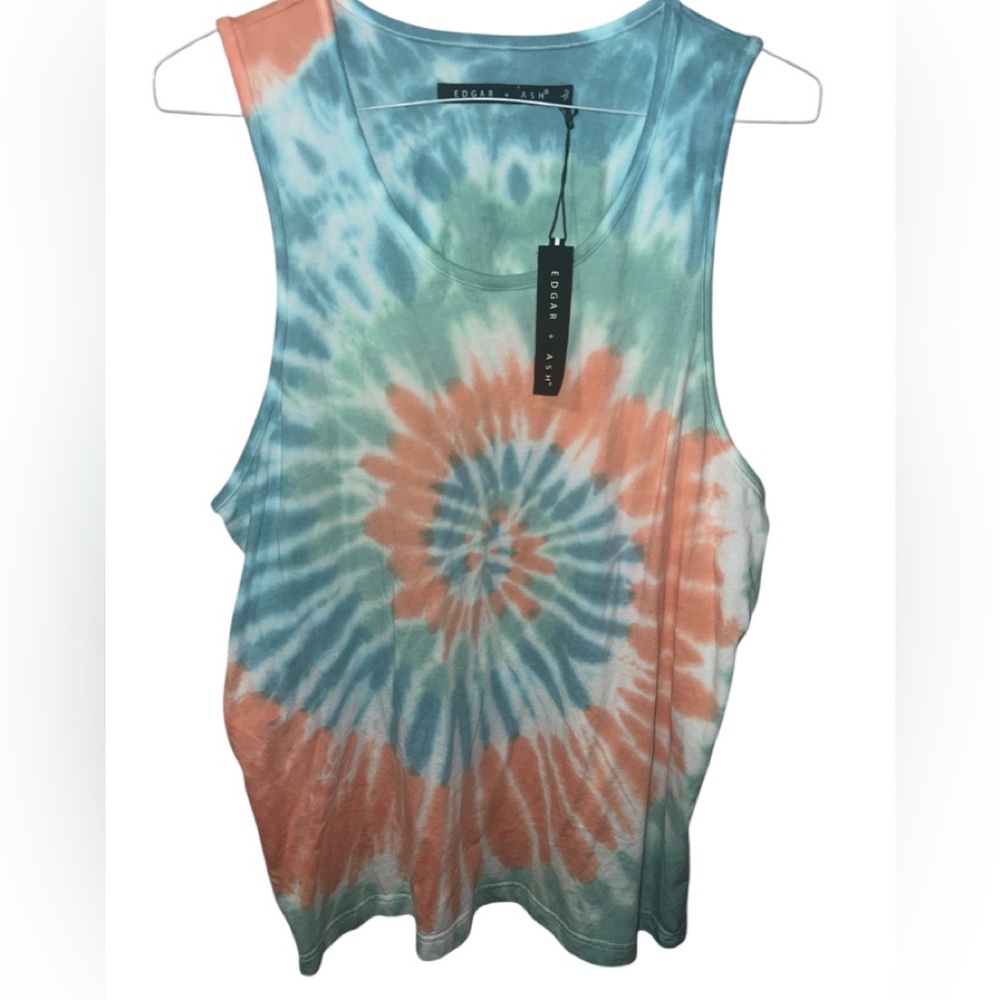 Edgar + Ash women’s tie dye tank top
